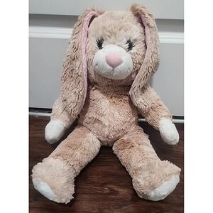 Build A Bear Workshop Bunny Cinnamon Swirl Plush Lopped Ears Stuffed Toy 18"